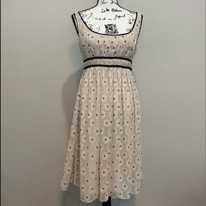 Adrianna Papell Cream and Black Dress